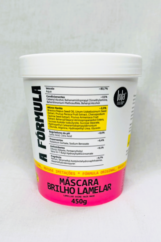 A Fórmula - Máscara Brilho Lamelar - 450g